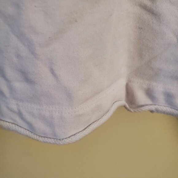 Calvin Klein Y2K Sequin SpellOut Raw Hem Long Sleeve Crop Top Size XS - Picture 4 of 9